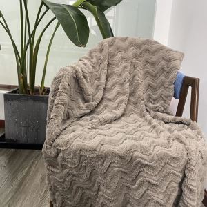 Brushed Fleece Throw Teppi