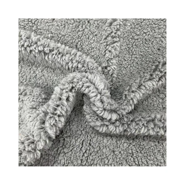 Mjúkt sherpa fleece efni